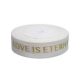 Tape with the inscription "Love is eternal".
