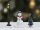 Snowman scene 3pcs/set