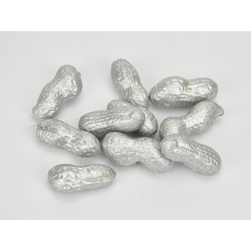 Silberne Erdnüsse 10 Stück/Packung