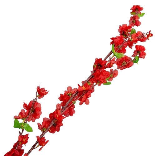 120 cm langer roter Blumenzweig