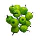 12 zielonych jabłek o średnicy 2 cm