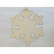 Natural wood - Snowflake 39cm