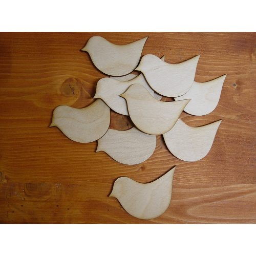 Natural wood - Without bird hole 10 pcs/pack