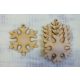 Natural wood - Snowflake 11cm 5pcs/pack