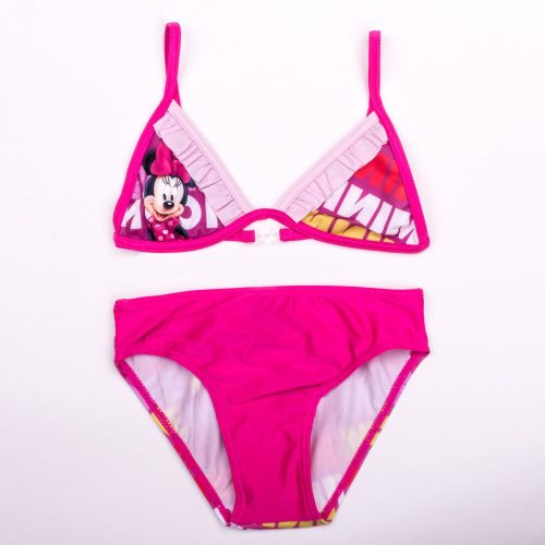 Minnie Mouse Mädchen-Badeanzug – zweiteiliger Badeanzug – Rosa – 128