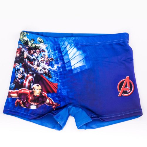 Avengers little boy swim bottoms - swim boxers - medium blue - 104
