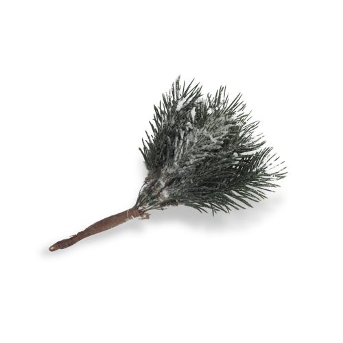 Snowy pine branch pick