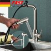 Kitchen High Pressure Faucet 360° Rotatable (Silver Color)