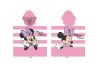 Disney Minnie egér gyerek poncsó - 100% pamut- 60x120 cm - rózsaszín