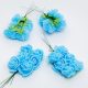 2 cm light blue foam rose (12x12pcs)