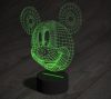 3D-LED-Lampe Mickey Mouse