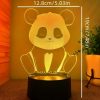 3D-LED-Lampe Pandabär