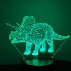 3D LED lamp - Dinosaur lamp with remote control