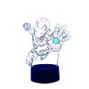 3D LED Iron Man mit Fernbedienung