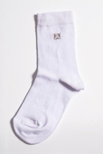 Children's cotton ankle socks - 23-26 - white - Evidence