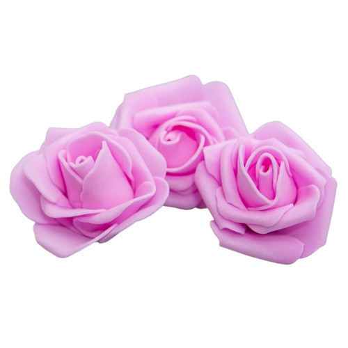 Trandafir roz de spuma de 4 cm