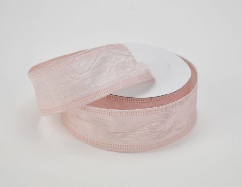 Ribbon with broken pattern - baby pink