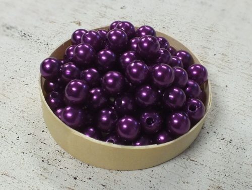 Pearl dark purple 7mm - 1 box
