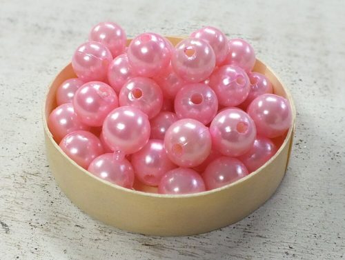 Perla roz 9mm - 1 drăguță