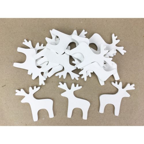White reindeer 5cm 15pcs/pack