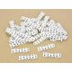 Hohoho lettering mini white 40pcs/pack