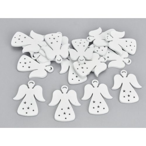 White wood angel with halo 20pcs/pack