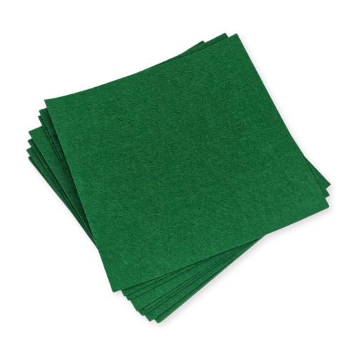 Filzplatten grün 25x25cm 10 Stück/Set
