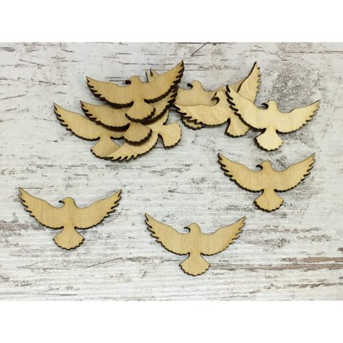 Natural wood - Flying pigeon small 10 pcs/pack