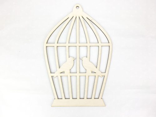 Natural wood - Wedding cage 37cm