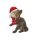 Ceramic cat in a Santa hat, 4 types