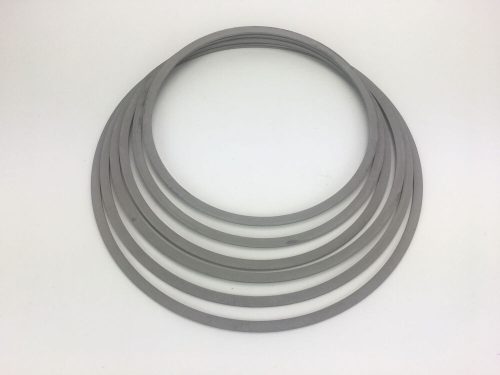 Wooden hoop set, gray 6 pcs/set