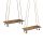 Decor swing - brown 2pcs/set with rope