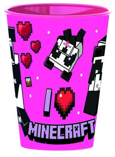 Műanyag, minecraft girl 260ml