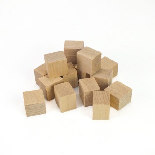 Naturholzwürfel 15 Stück/Karton