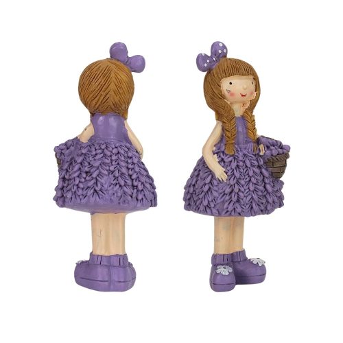Lavendelschleife Mädchen 12cm