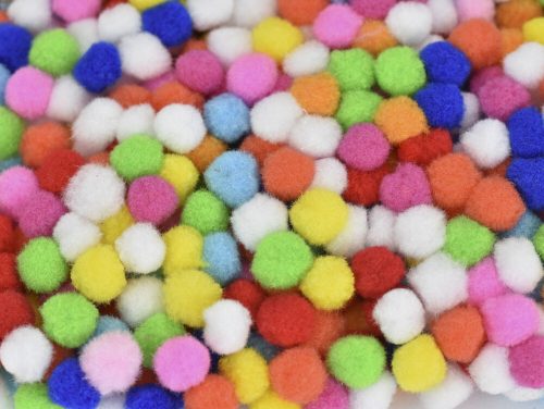 Chenille balls mixed colors 1000pcs/pack