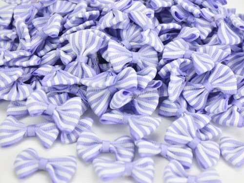 Purple striped bows 500pcs/cs SMART PRICE!