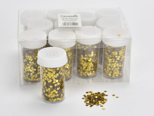 Star sequin gold 12pcs - SMART PRICE!