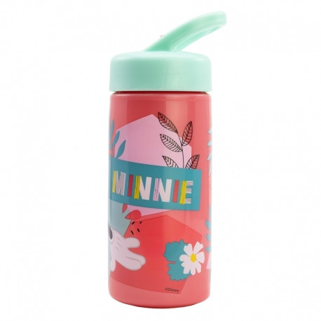 MŰANYAG SZÍVÓSZÁLAS PALACK 410 ML Minnie Egér