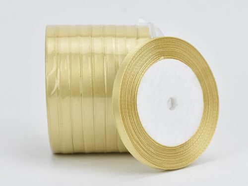 Gold satin ribbon 6mm 10 rolls - SMART PRICE!