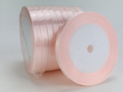 Baby pink satin ribbon 6mm 10 rolls - SMART PRICE!