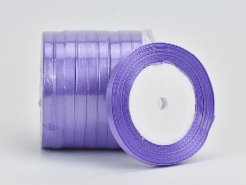 Lavender satin ribbon 6mm 10 rolls - SMART PRICE!