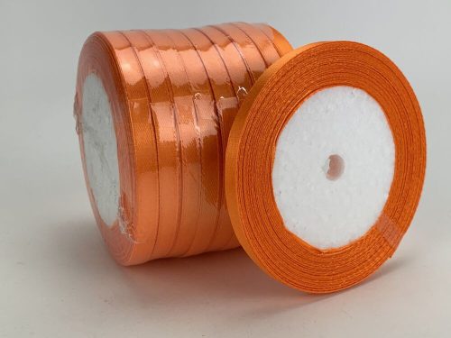 Orange satin ribbon 6mm 10 rolls - SMART PRICE!