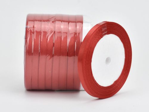 Red satin ribbon 10 rolls - SMART PRICE!