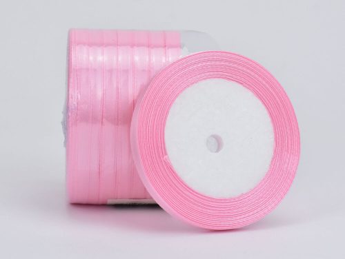 Pink satin ribbon 6mm 10 rolls - SMART PRICE!