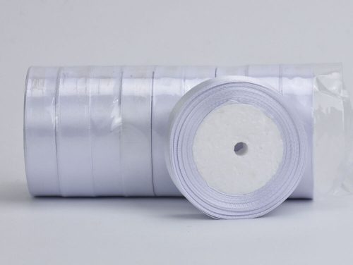 White satin ribbon 2cm 10 rolls - SMART PRICE!