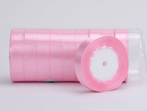 Pink satin ribbon 2cm 10 rolls - SMART PRICE!