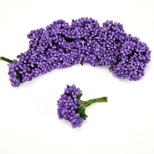 Berry mini bouquet purple 12pcs/cs