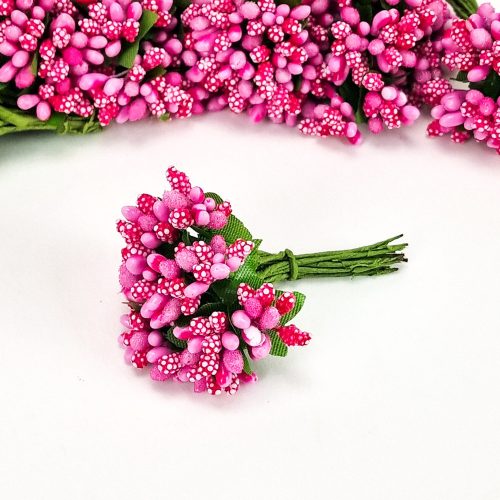Berry mini bouquet dark pink