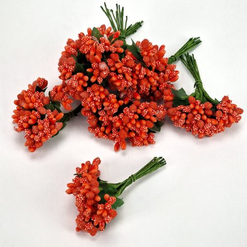 Berry mini bouquet orange 12pcs/cs